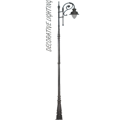 LI-8210-BKT 11-91006 Decorative Outdoor Pole Light